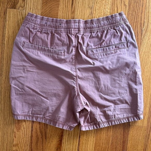 Hollister Mens Epic Flex 5" Jogger Shorts XS Pink Cotton Stretch Drawstring - Picture 4 of 4